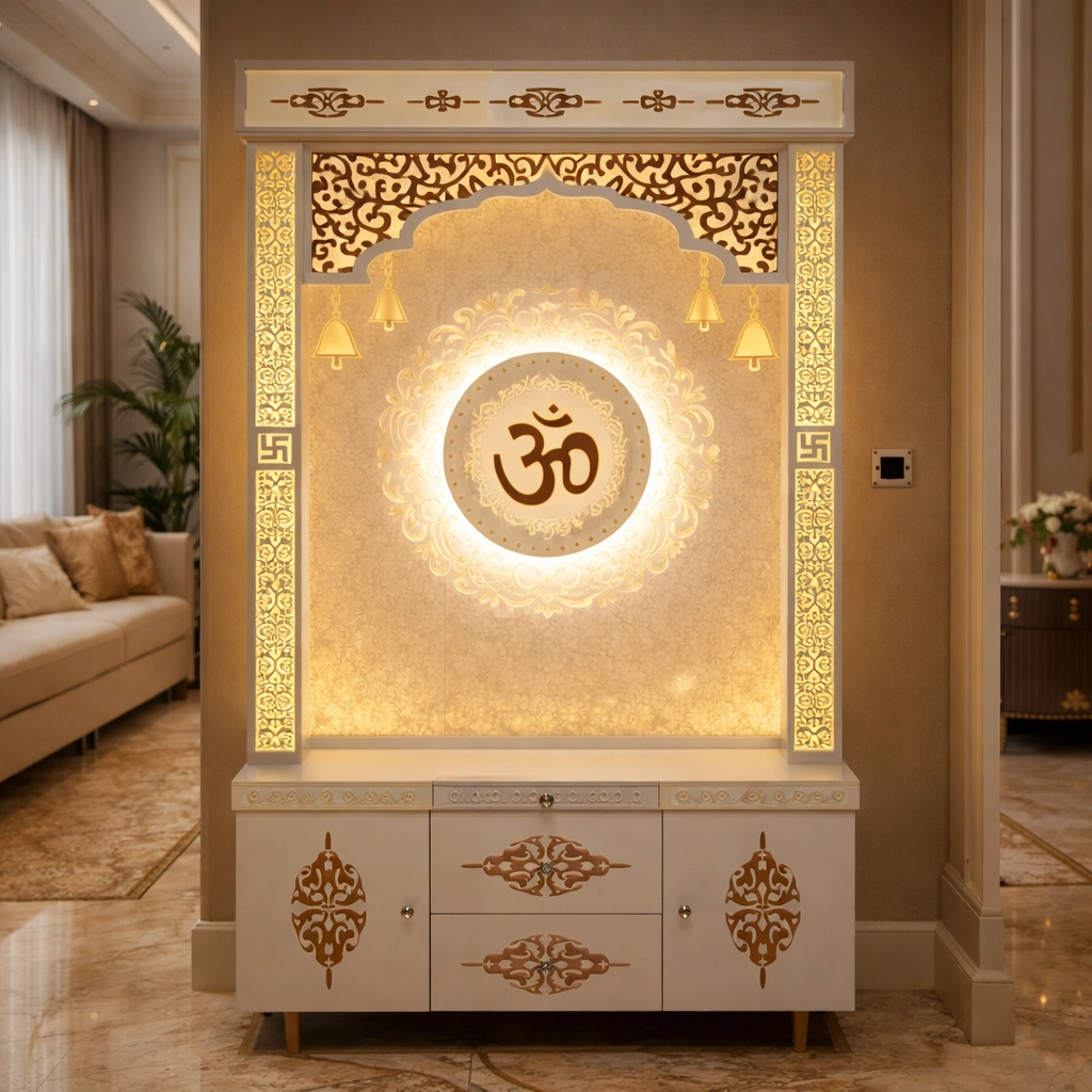 3d Om Corian Temple